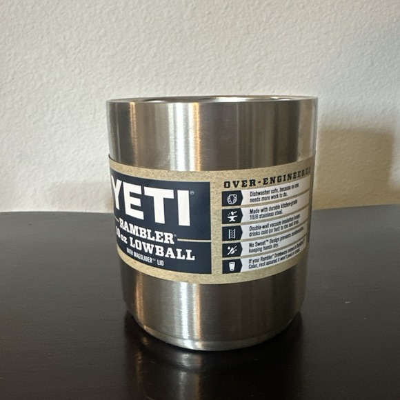 Yeti Other - YETI Rambler Lowball Stainless Steel Insulated Cup Tumbler 10 oz LID INCLUDED